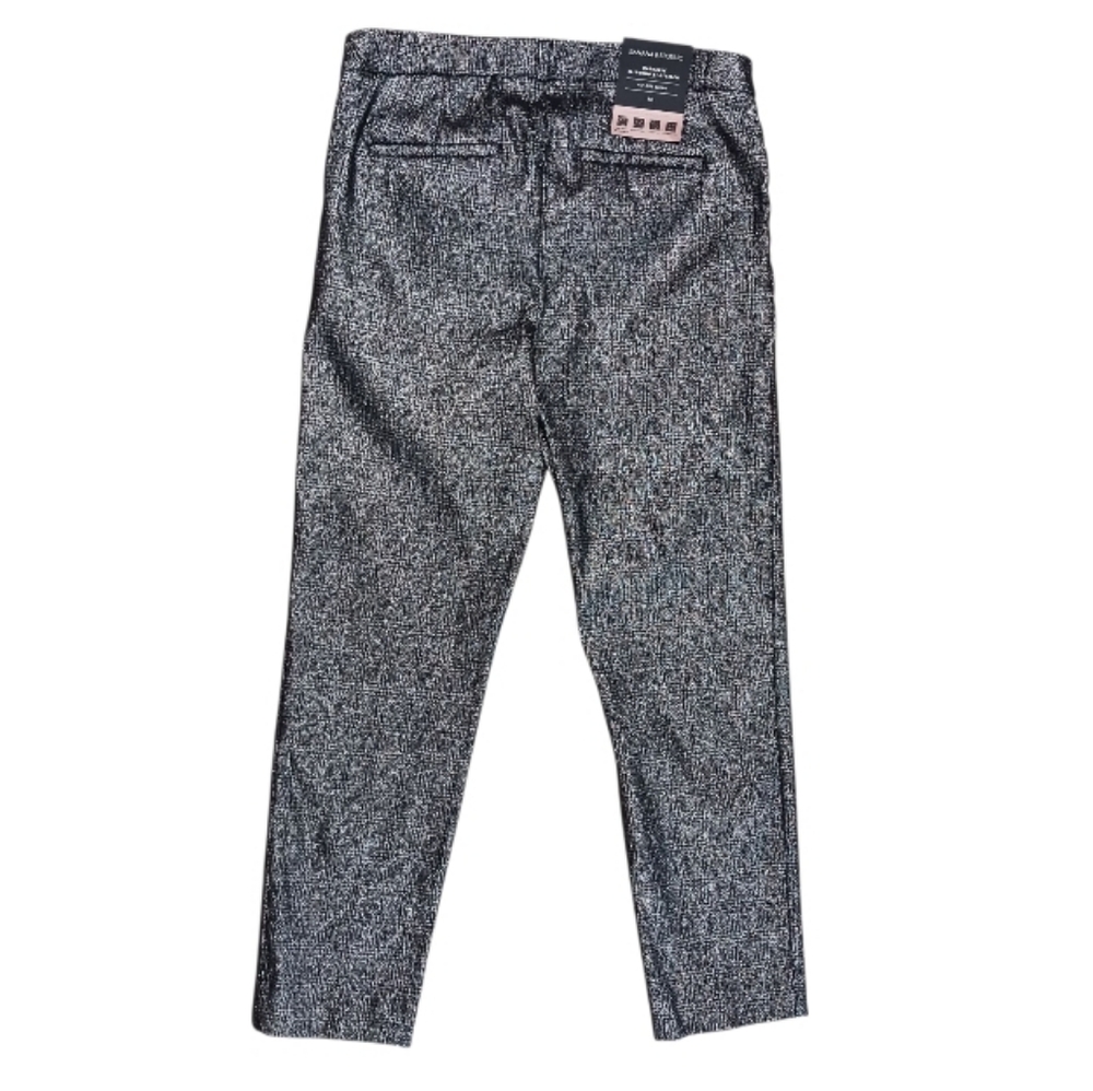 BR Sloan Metallic Slimming Bi-Stretch Ankle Pant Crosshatch - Picture 4 of 7
